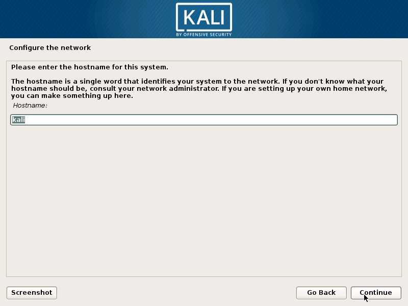 kali-linux-hostname